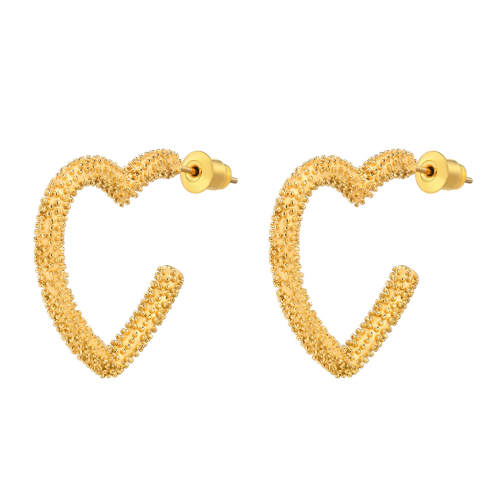 Wholesale Stainless Steel Heart Shaped Earrings