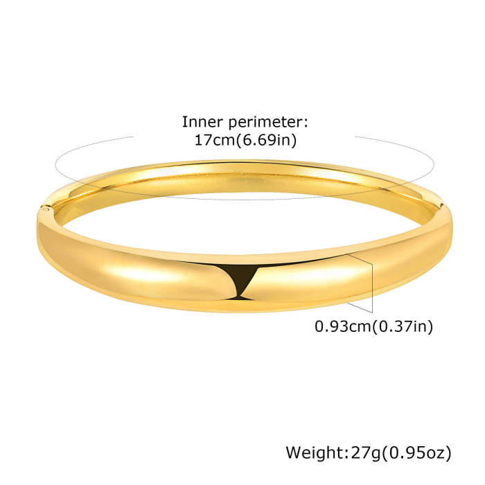 Wholesale Stainless Steel Gold Fashion Openable Bangle