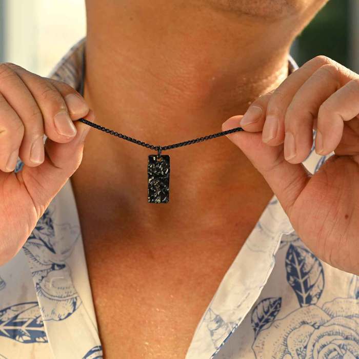 Wholesale Stainless Steel Pleated Textured Pendant