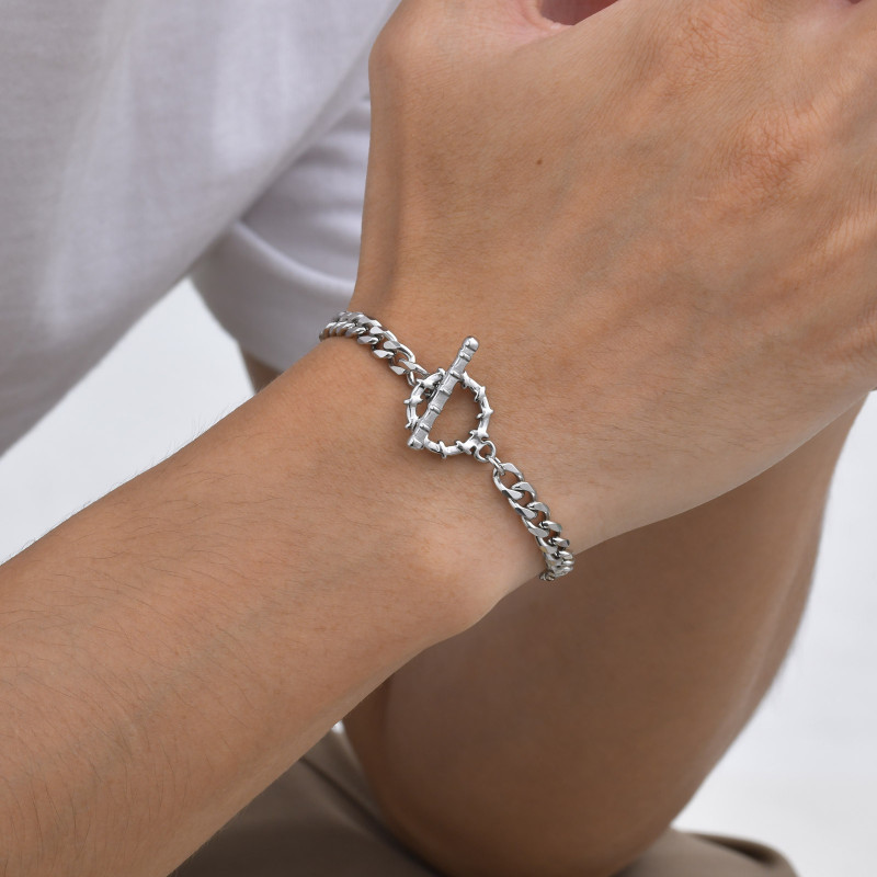 Wholesale Stainless Steel OT Clasp Bracelet