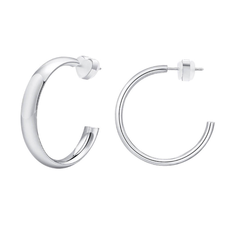 Wholesale Stainless Steel High Polished C Earrings