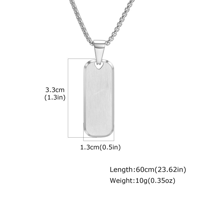 Wholesale Stainless Steel Brushed Pendant