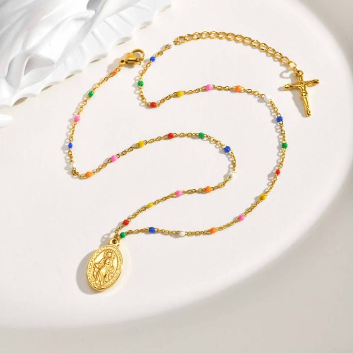 Wholesale Stainless Steel Colorful Beads Bracelet