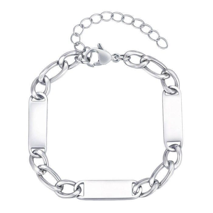 Wholesale Stainless Steel Blank Engravable Bracelet