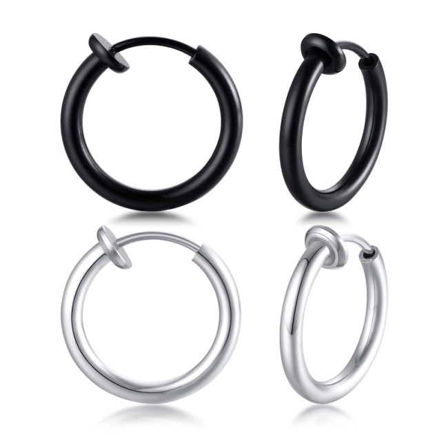 Wholesale Stainless Steel Hoop Earrings for Guys