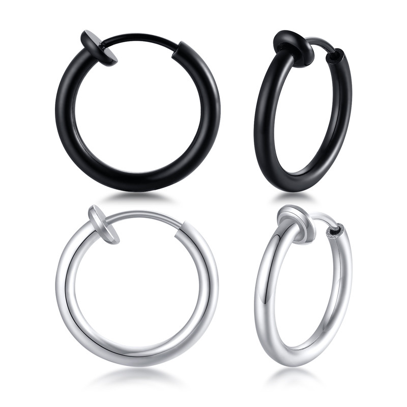 Wholesale Stainless Steel Hoop Earrings for Guys