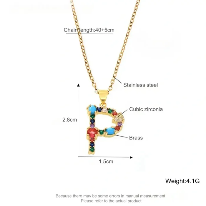 Wholesale Copper Colorful CZ Pendant