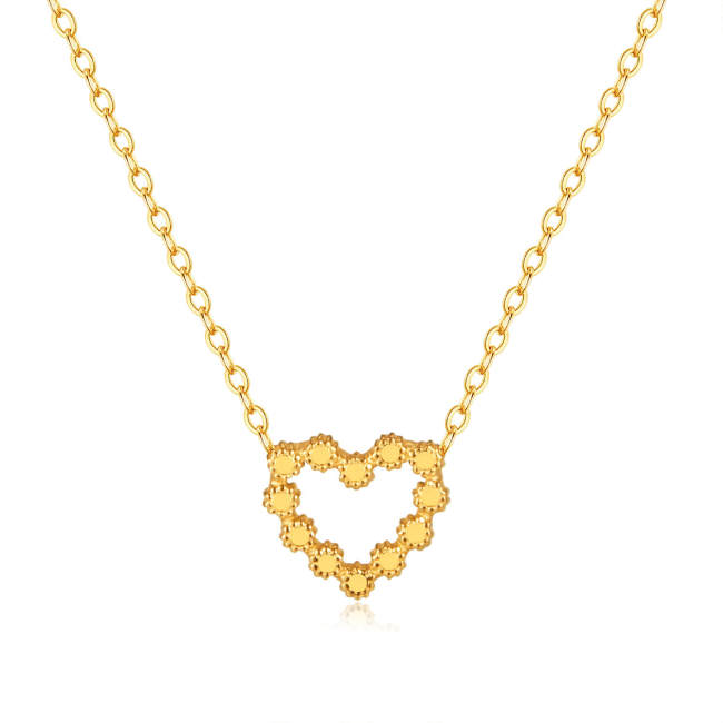 Wholesale Stainless Steel Heart Pendant Necklace