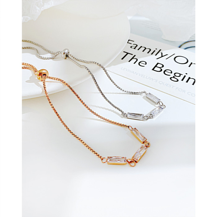 Wholesale Stainless Steel and CZ Bracelet