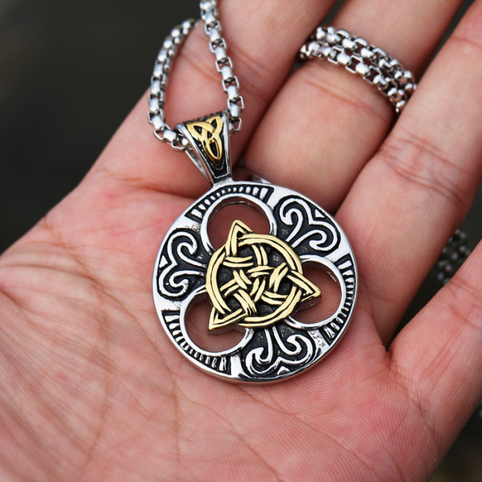 Wholesale Stainless Steel Vintage Viking Celtic Knot Pendant
