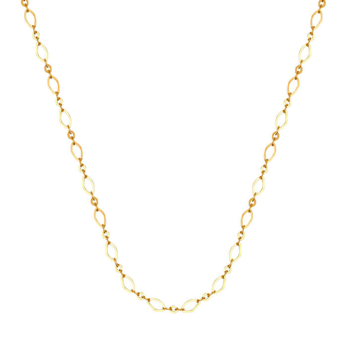 Wholesale Stainless Steel Gold Handmade Necklace Bracelet Set