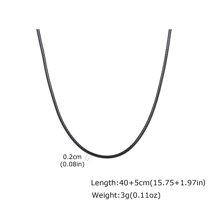 Wholesale Stylish Waxed Cord Necklace