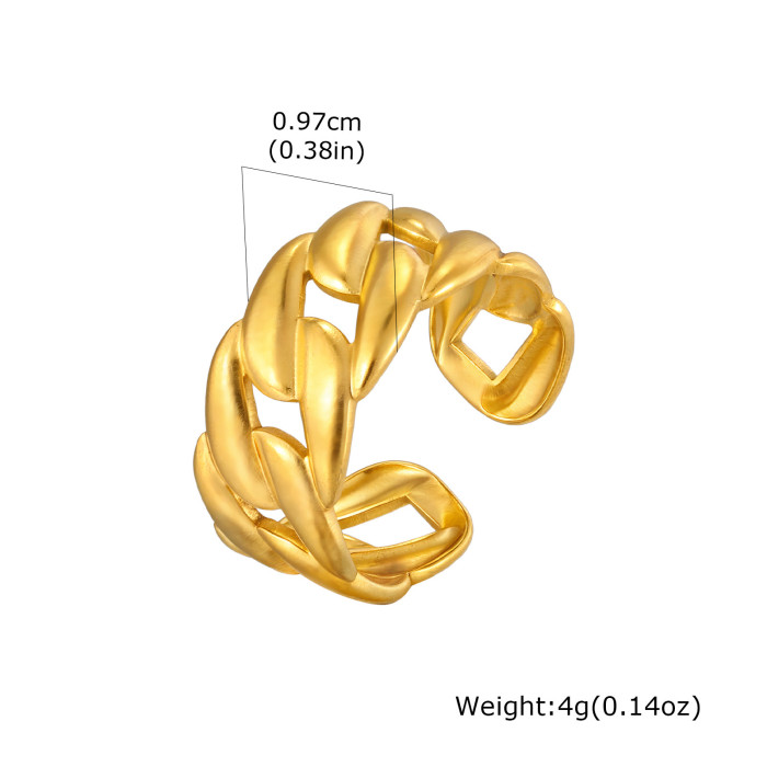 Wholesale Gold Chunky Open Rings