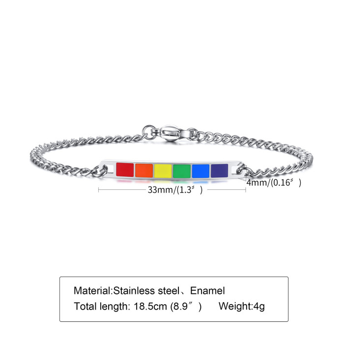 Wholesale Stainless Steel Lgbt Bracelet Meaning