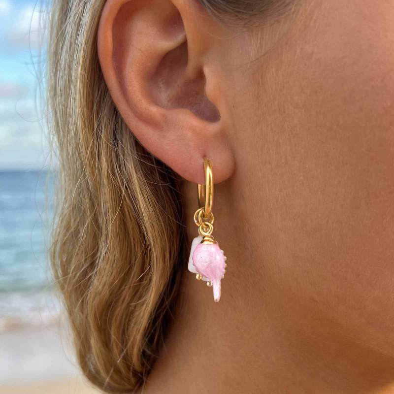 Wholesale Stainless Steel Marine Hoop Earrings
