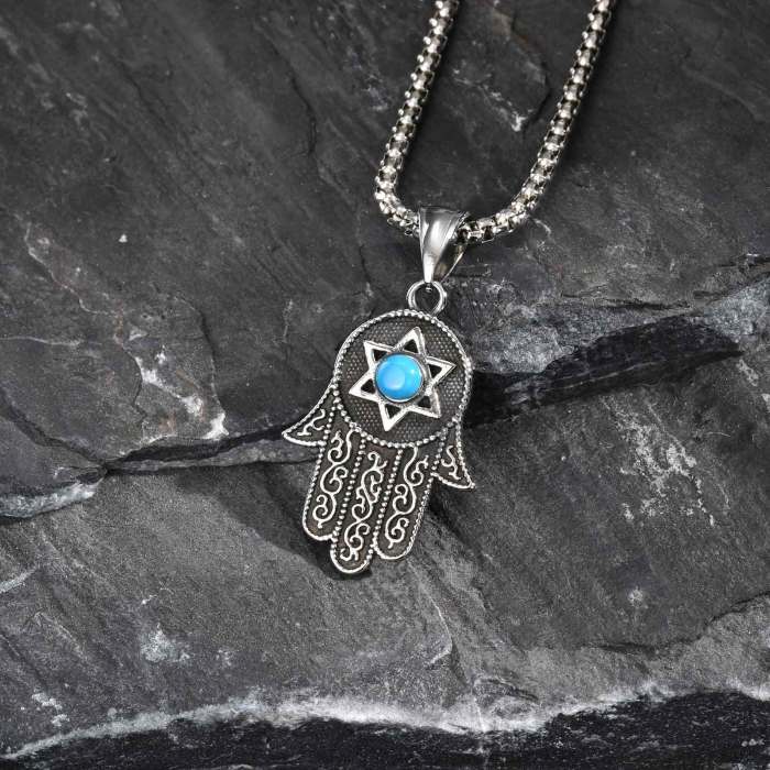 Wholesale Stainless Steel Fatima Hand Pendant