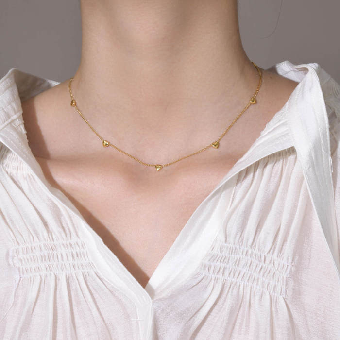 Wholesale Stainless Steel Necklace with Hearts