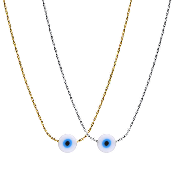 Wholesale Stainless Steel Devil's Eye Necklace