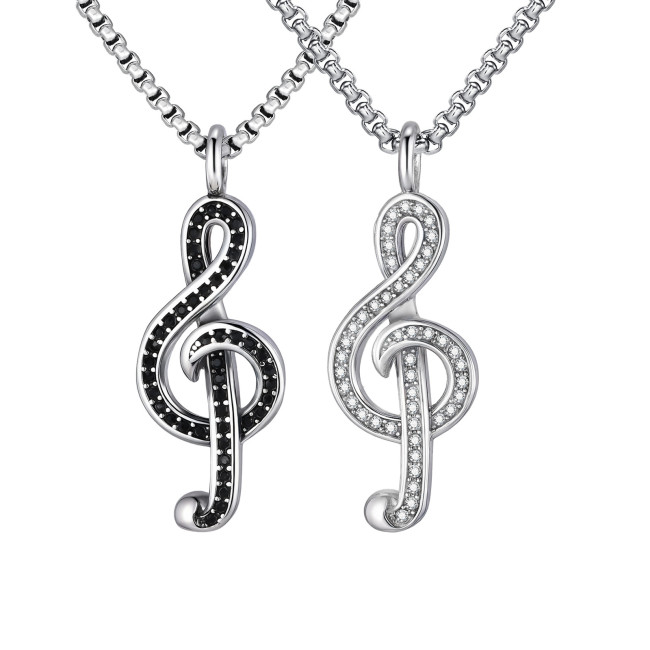 Wholesale Stainless Steel Music Note Pendant