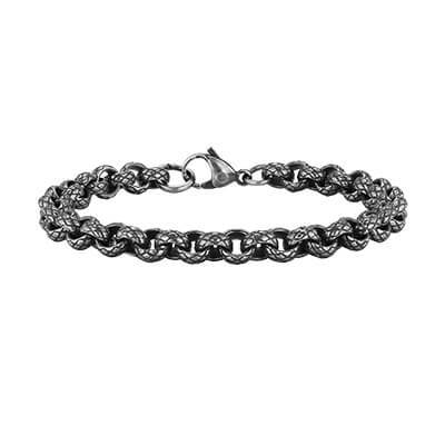 Wholesale Stainless Steel Mens Rolo Chain Bracelet