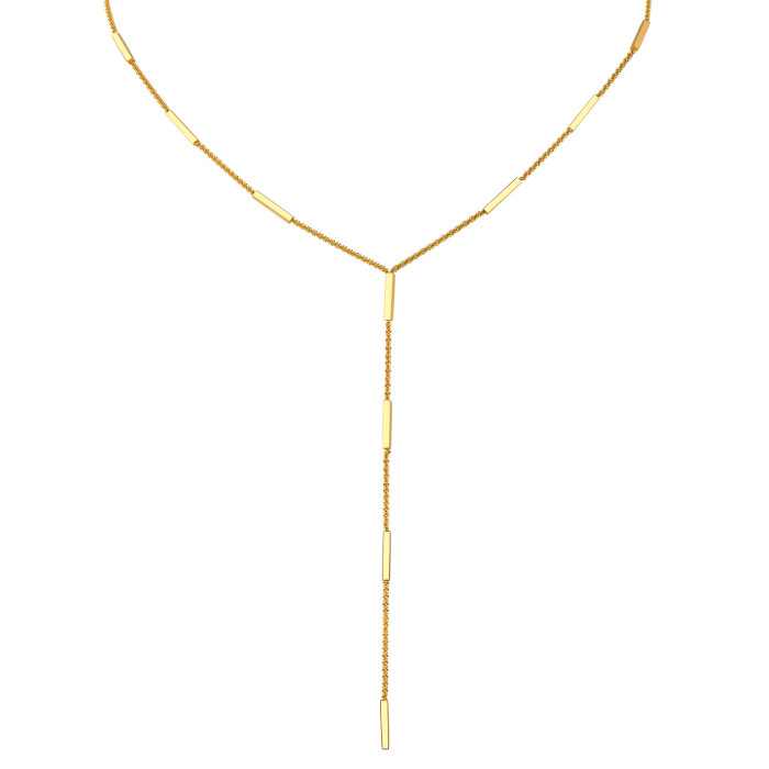 Wholesale Stainless Steel Minimalist Y-Necklace