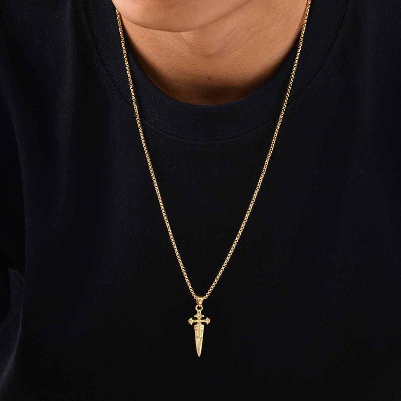 Wholesale Stainless Steel Sword Cross Pendant