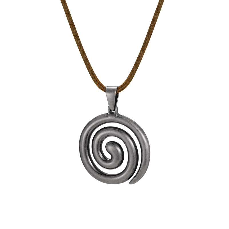 Wholesale Antique Finish Stainless Steel Spiral Pendant