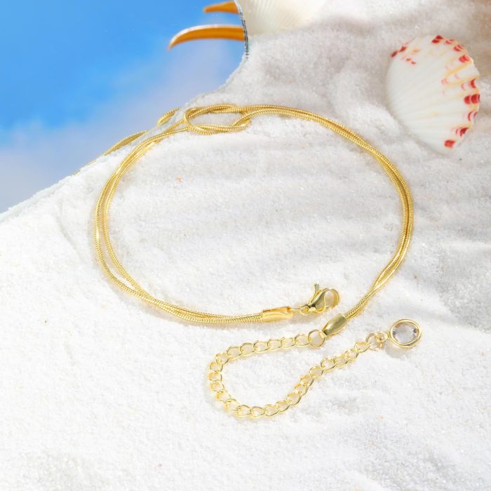 Wholesale Copper Beach Style Anklet