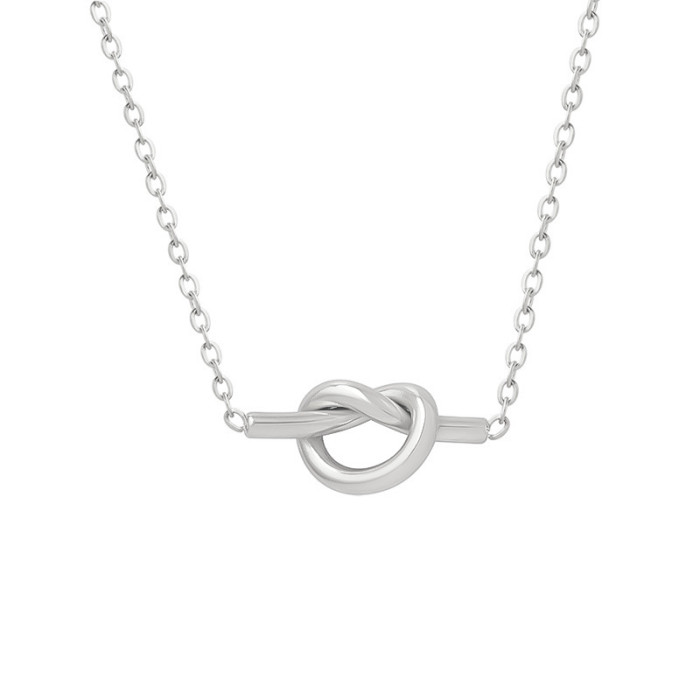 Wholesale Stainless Steel Elegant Minimalist Knot Pendant