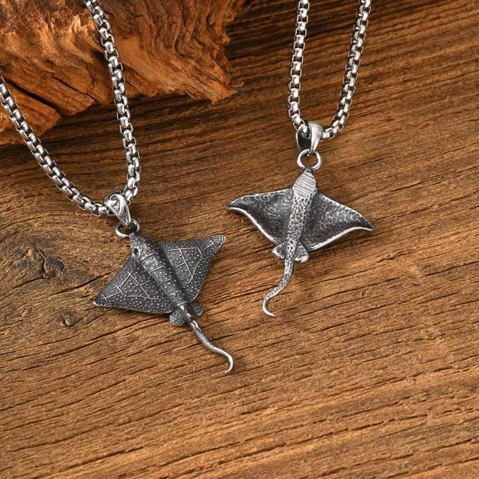 Wholesale Stainless Steel Devilfish Earrings