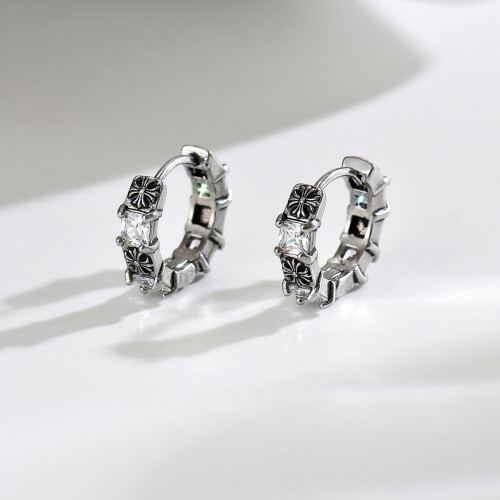 Wholesale Stainless Steel Gothic Cross Earrings