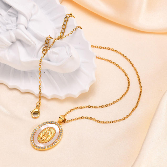 Wholesale Stainless Steel Madonna Pendant