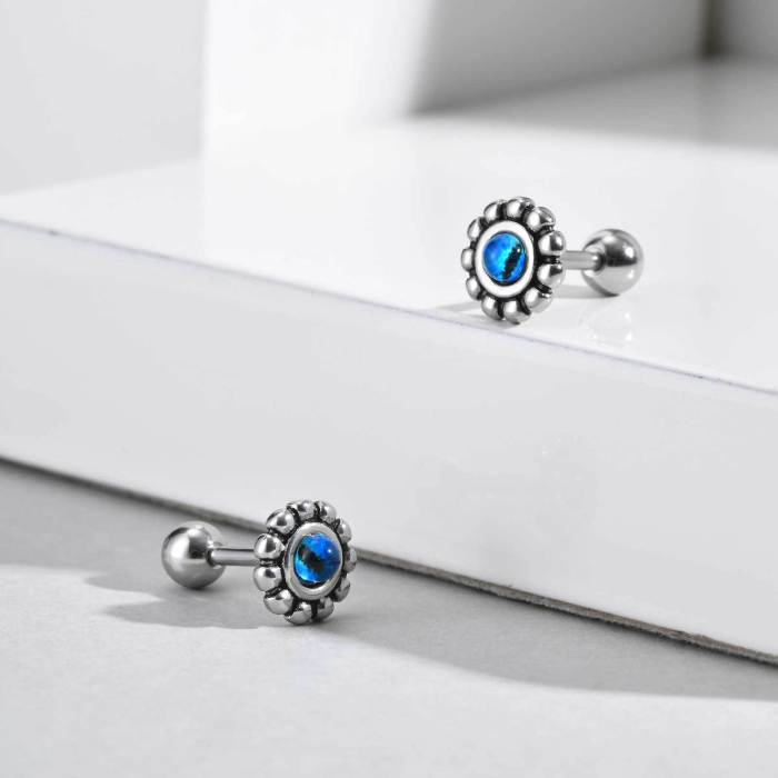Wholesale Stainless Steel Devil's Eye Earrings