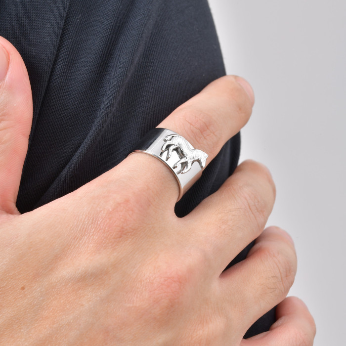 Wholesale Stainless Steel Animal Wrap Ring