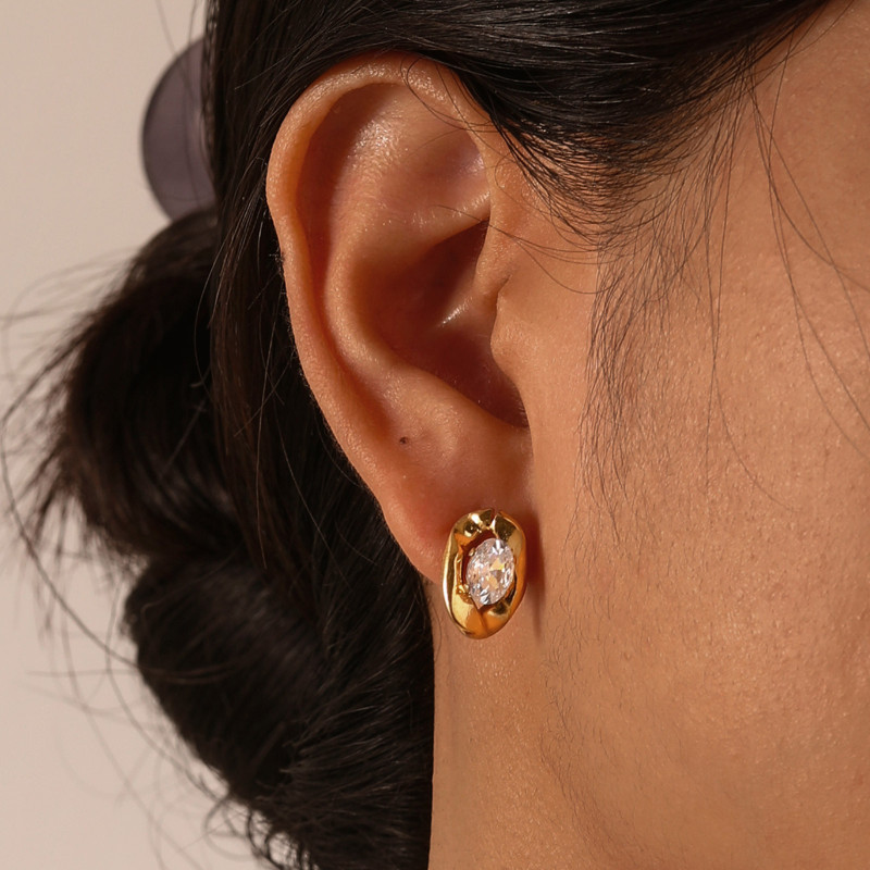 Wholesale Stainless Steel Earrings Necklace Set