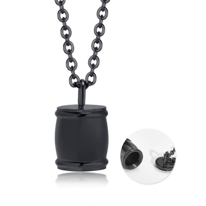 Wholesale Stainless Steel Classic Urn Pendant Necklace