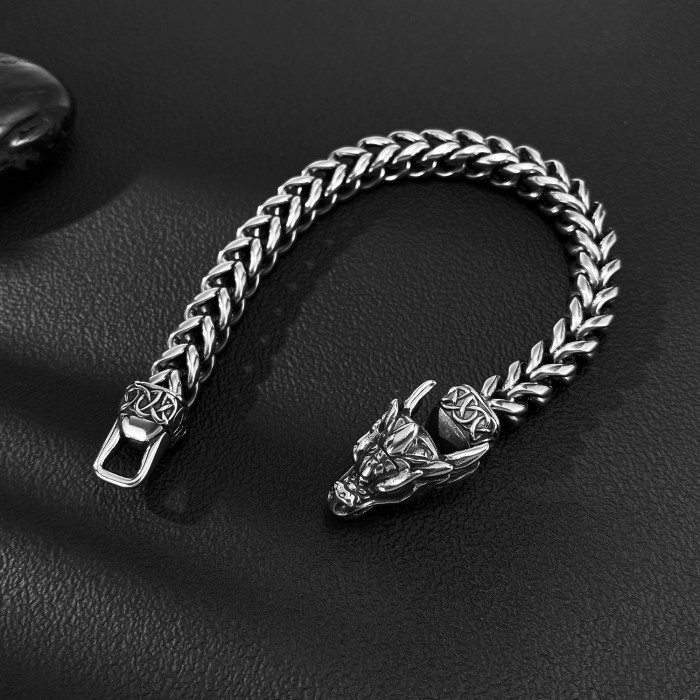 Wholesale Stainless Steel Dragon Head Bracelets