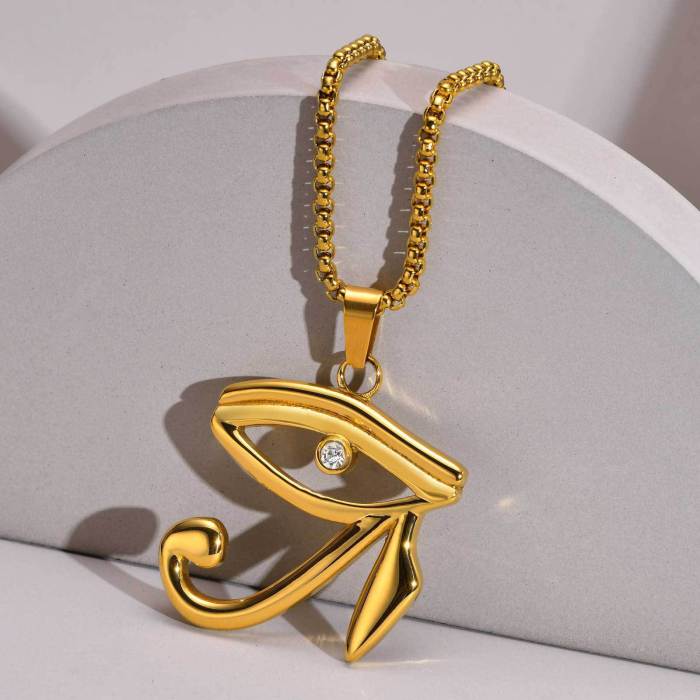 Wholesale Stainless Steel Eye of Horus Pendant