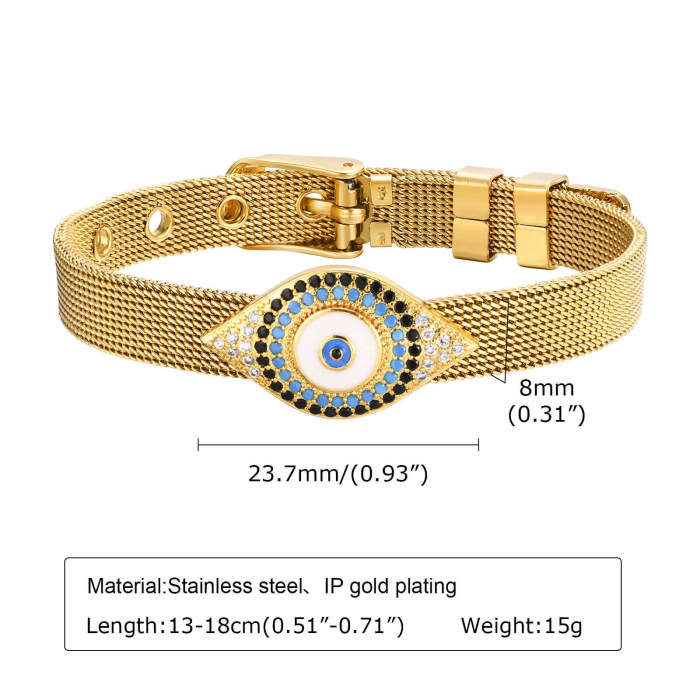Wholesale Stainless Steel Charming Mesh Watch Belt Bracelet