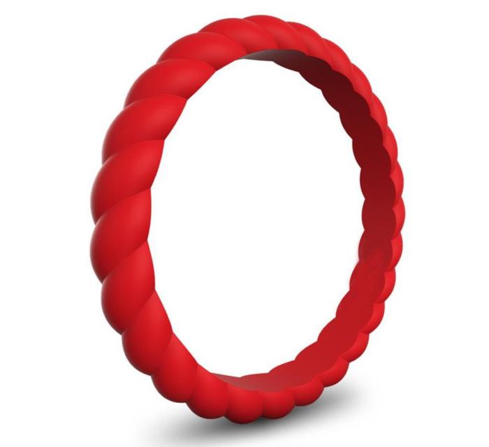 Wholesale Womens Braided Silicone Ring