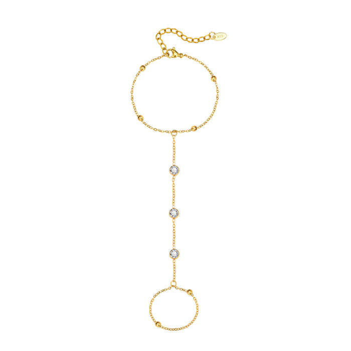 Wholesale Finger Ring Slave Bracelet