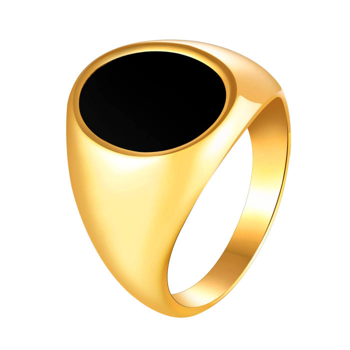 Wholesale Stainless Steel Classic Men's Seal Ring