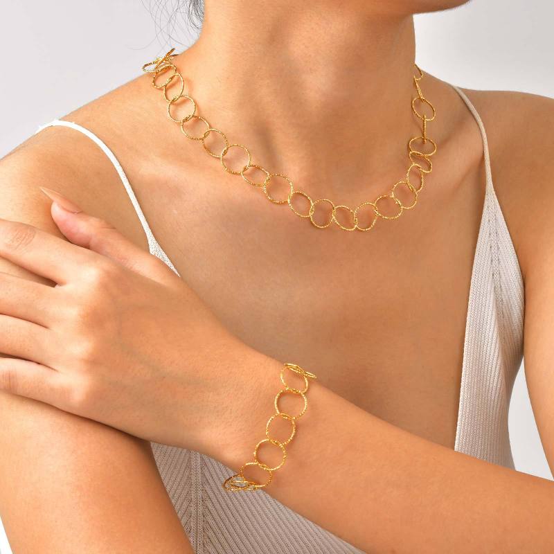 Wholesale Stainless Steel Interlocking Bracelets