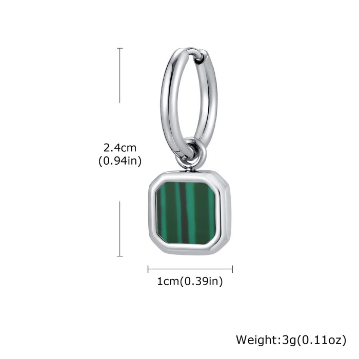 Wholesale Stainless Steel Tiger Eye Earrings