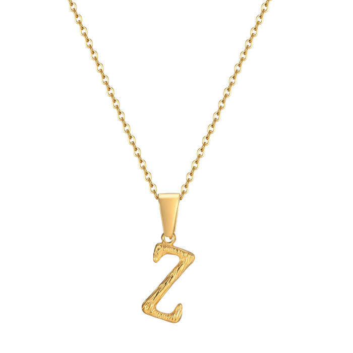 Wholesale Stainless Steel Alphabet Pendant