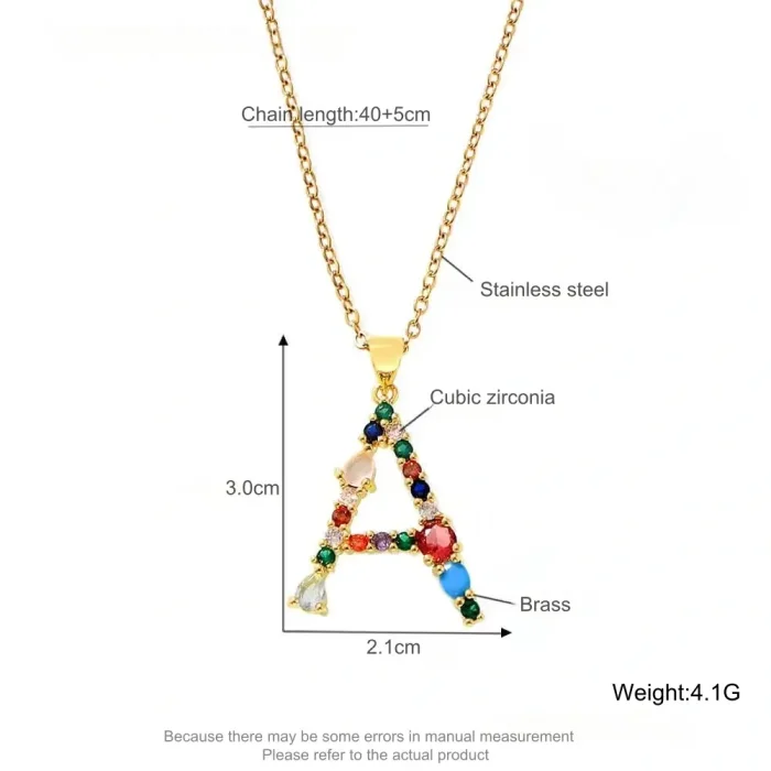 Wholesale Copper Colorful CZ Pendant