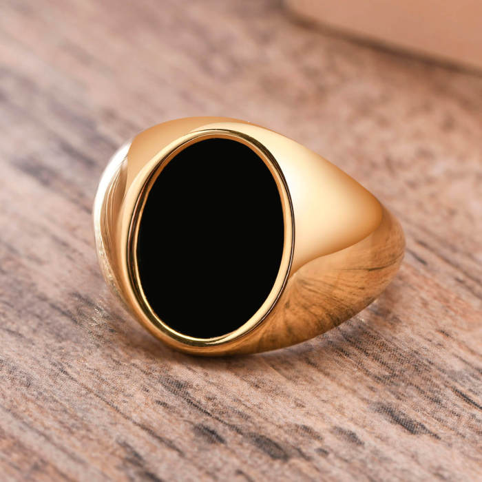 Wholesale Stainless Steel Classic Men's Seal Ring