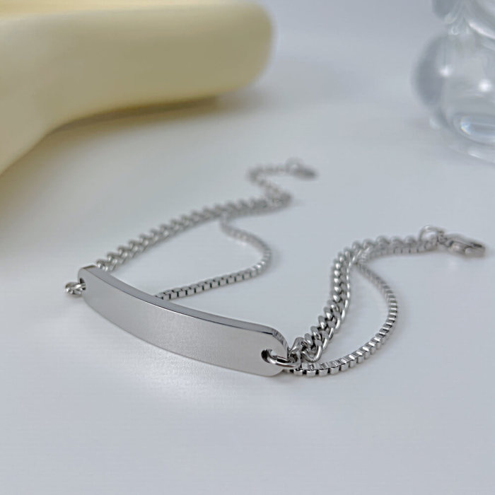 Wholesale Stainless Steel Blank Bracelet