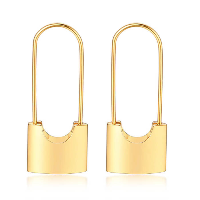 Wholesale Stainless Steel Lock Earring