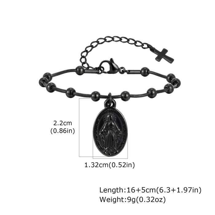 Wholesale Stainless Steel Madonna Bracelet